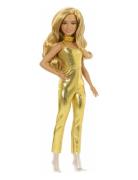 Fashionistas Doll, Blonde Hair & Golden Jumpsuit Toys Dolls & Accessor...