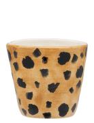 Leopard Espresso Cup Home Tableware Cups & Mugs Coffee Cups Brown Anna...