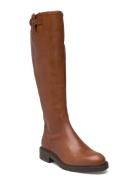 Long Boots Korkeavartiset Saapikkaat Brown Billi Bi