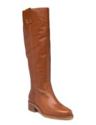 Long Boots Korkeavartiset Saapikkaat Brown Billi Bi