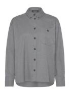 Mmsofie Caia Shirt Tops Shirts Long-sleeved Grey MOS MOSH