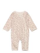 Jumpsuit Aop Pitkähihainen Body Beige Fixoni