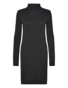 Funnel-Neck Dress Polvipituinen Mekko Black Filippa K