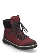 74247 Shoes Boots Ankle Boots Ankle Boots Flat Heel Red Rieker