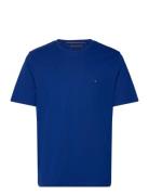 Ess Seasonal Reg Fit Solid Tee Tops T-shirts Short-sleeved Blue Tommy ...