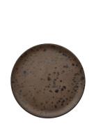 Raw Nordic Brown - Dess. Plate Brown Spotted 1 Pcs 20 Cm. Home Tablewa...