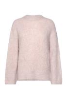 Addax Crewneck Sweater Tops Knitwear Jumpers Pink Dante6