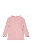 Nmfraria Ls Slim Top Tops T-shirts Long-sleeved T-shirts Pink Name It