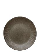 Relief St Ware Lunch Plate Grey 1 Pcs. 22 Cm. Home Tableware Plates Di...