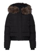 Everest Hooded Bomber Jkt Vuorillinen Takki Topattu Takki Black Superd...