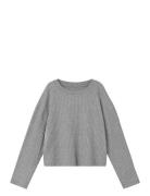 Nmfrikka Ls Rlx Top Tops T-shirts Long-sleeved T-shirts Grey Name It