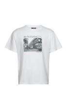 Old Copenhagen T-Shirt Tops T-shirts Short-sleeved White Clean Cut Cop...