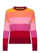 Sweater L/S Tops Knitwear Jumpers Pink United Colors Of Benetton