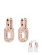 Goldplated Link Earrings Korvakoru Korut Pink Marmara Sterling