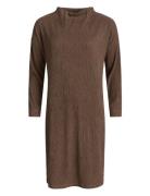 Long Sleeve Dress, Doriga Polvipituinen Mekko Brown Ivo Nikkolo