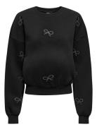 Olmberit L/S O-Neck Swt Tops Sweat-shirts & Hoodies Sweat-shirts Black...