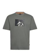 Te_Astronaut Tops T-shirts Short-sleeved Grey BOSS