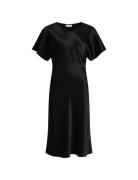 Acetate-Blend Dress, Diago Polvipituinen Mekko Black Ivo Nikkolo