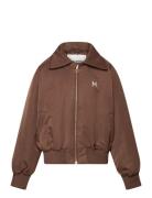 Cool Cats Application Bomber Jacket Bombertakki Brown Mini Rodini