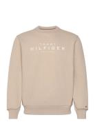 Tommy Hilfiger Sweatshirt Tops T-shirts Long-sleeved Beige Tommy Hilfi...