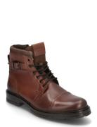 Jfwdexter Leather Boot Sn Nyörisaappaat Brown Jack & J S