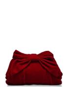 Velvet Bonita Bag Bags Top Handle Bags Red Becksöndergaard