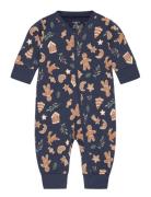 Pyjamas Ginger Bread Pyjama Sie Jumpsuit Haalari Navy Lindex