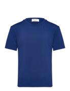 Rkbillie Ss T-Shirt Tops T-shirts Short-sleeved Blue Rosemunde Kids