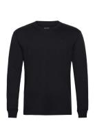 Hco. Guys Knits Tops T-shirts Long-sleeved Black Hollister