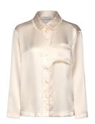 Rhjackie Shirt Tops Shirts Long-sleeved Cream Rosemunde