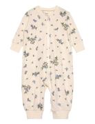 Pyjamas Blueberry Mini Match Pyjama Sie Jumpsuit Haalari Cream Lindex