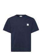 T-Shirt Tops T-shirts Short-sleeved Navy Sofie Schnoor Young