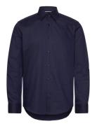 H-Joe-Kent-C1-214 Tops Shirts Business Navy BOSS