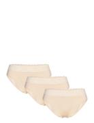 Feel Of Modal Tai 3P Alushousut Brief Tangat Cream Triumph