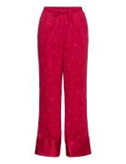 Satin Trousers Pyjamahousut Olohousut Red Hunkemöller