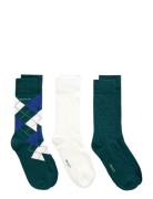 Argyle Socks 3-Pack Gift Box Underwear Socks Regular Socks Green GANT