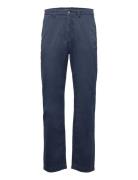 D1. Straight Twill Chinos Bottoms Trousers Chinos Blue GANT