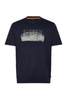 Te_Injungle Tops T-shirts Short-sleeved Navy BOSS