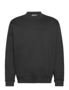 Relaxed Heavy Sweatshirt Tops Sweat-shirts & Hoodies Sweat-shirts Blac...