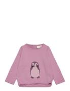 Sweatshirt Ls Tops Sweat-shirts & Hoodies Sweat-shirts Pink Minymo