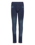 Leggings Sweat Denim Bottoms Leggings Navy Minymo