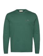 Reg Shield Ls T-Shirt Tops T-shirts Long-sleeved Green GANT