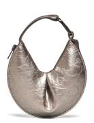 Cookie Shiny Structure Bags Top Handle Bags Silver HVISK