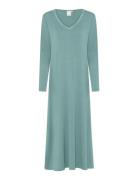 Jacqueline Longsleeved Long Dress Yöpaita Blue CCDK Copenhagen