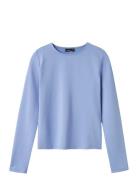 Nlfdinci Ls Short S Top Tops T-shirts Long-sleeved T-shirts Blue LMTD