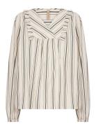 Sc-Olta Tops Blouses Long-sleeved Cream Soyaconcept