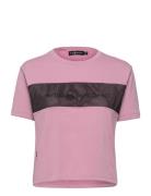 W Beam Top Tops T-shirts & Tops Short-sleeved Pink Sail Racing