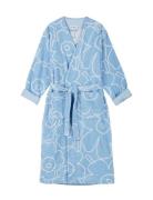 Piirto Unikko Bath Robe Aamutakki Blue Marimekko Home