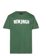 Lwtano 613 - T-Shirt S/S Tops T-shirts Short-sleeved Green LEGO Kidswe...