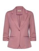 Zablazer 1 Blazer Blazers Single Breasted Blazers Pink Fransa